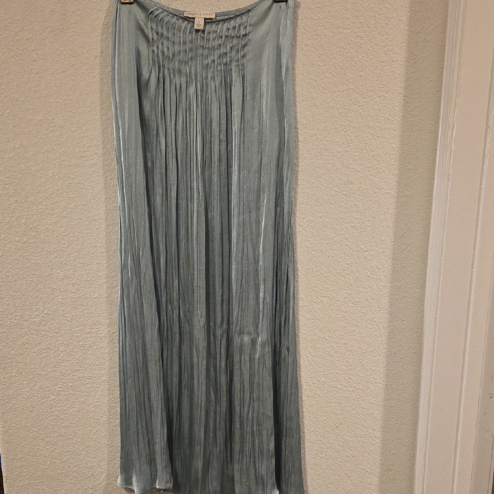 Chelsea & Violet Soft Blue Maxi Skirt
